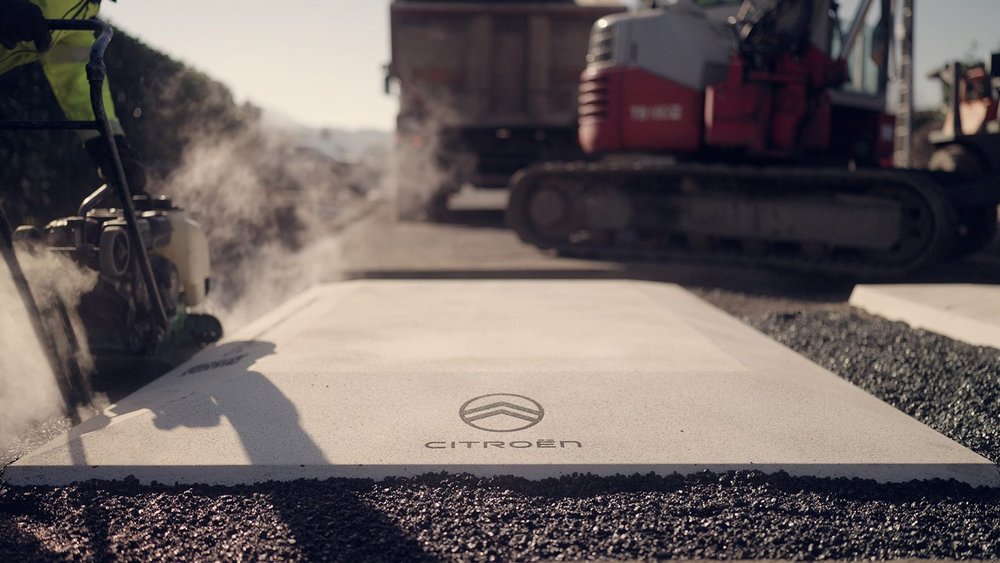 Body image for Citroën upgrades unsafe speed bumps into safer branded alternatives