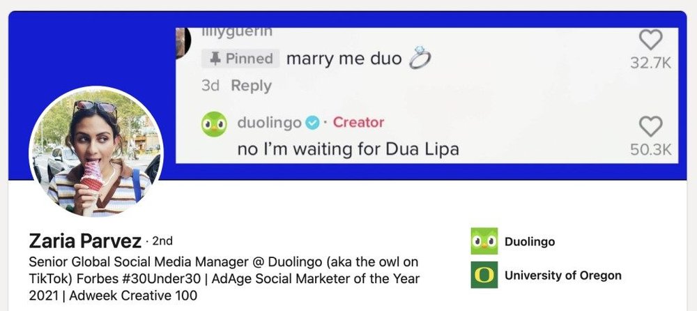 Body image for How a 23-year-old graduate helped transform Duolingo’s social media marketing