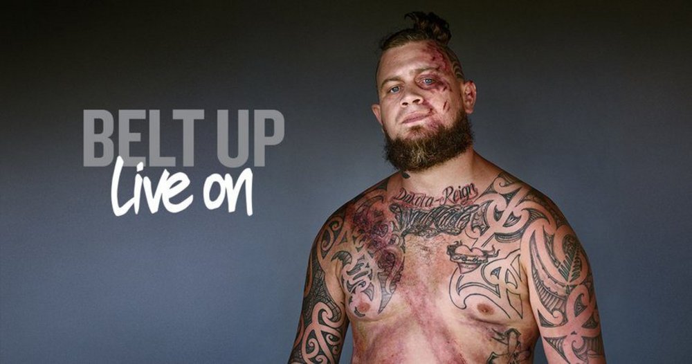 Body image for Graphic New Zealand campaign shows how seatbelts save lives