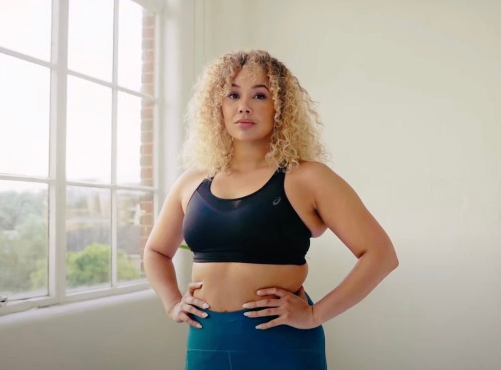 Body image for Asics promises weight loss to bring body positivity to those who need it most