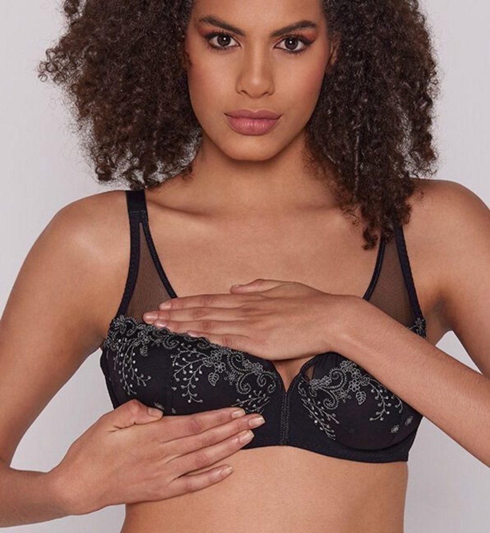 Body image for Lingerie retailer uses product shots to encourage cancer checks