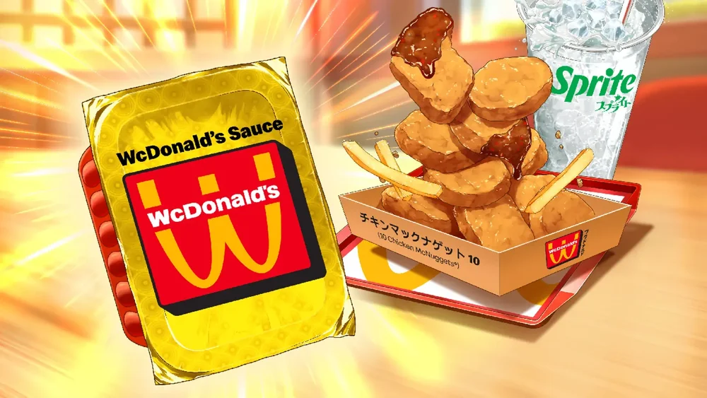 Body image for McDonald’s flipped its logo as a nod to its anime analogue