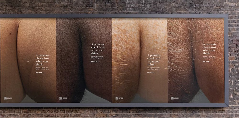Body image for Cancer charity uses cheeky billboards to spread prostate message