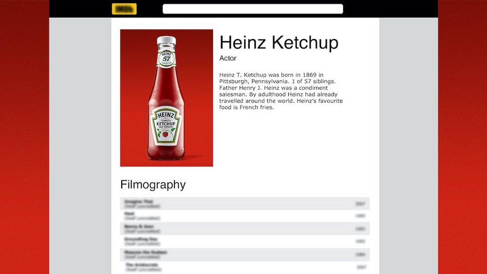 Body image for Heinz claims credit for ketchup cameos