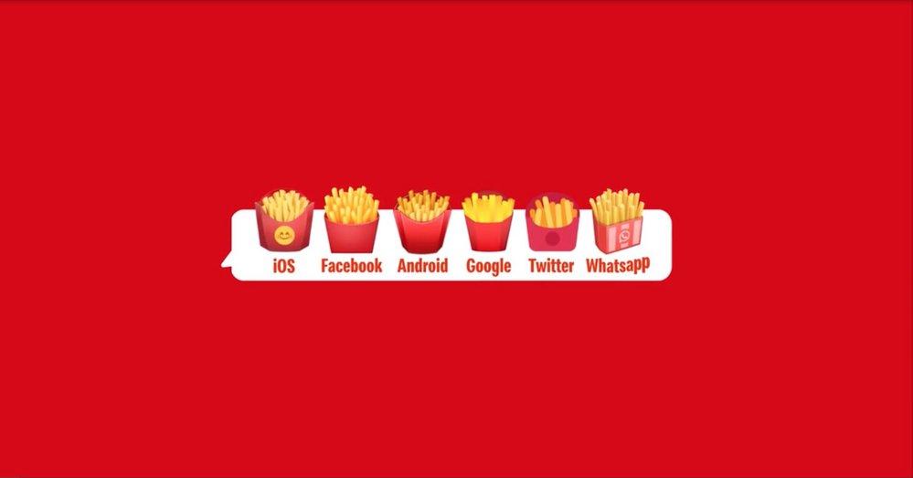 Body image for McDonald’s Costa Rica claims fries emoji for its own