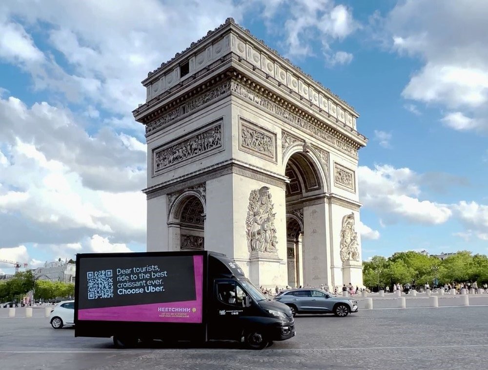 Body image for Taxi app Heetch tells tourists to take an Uber during Paris Olympics