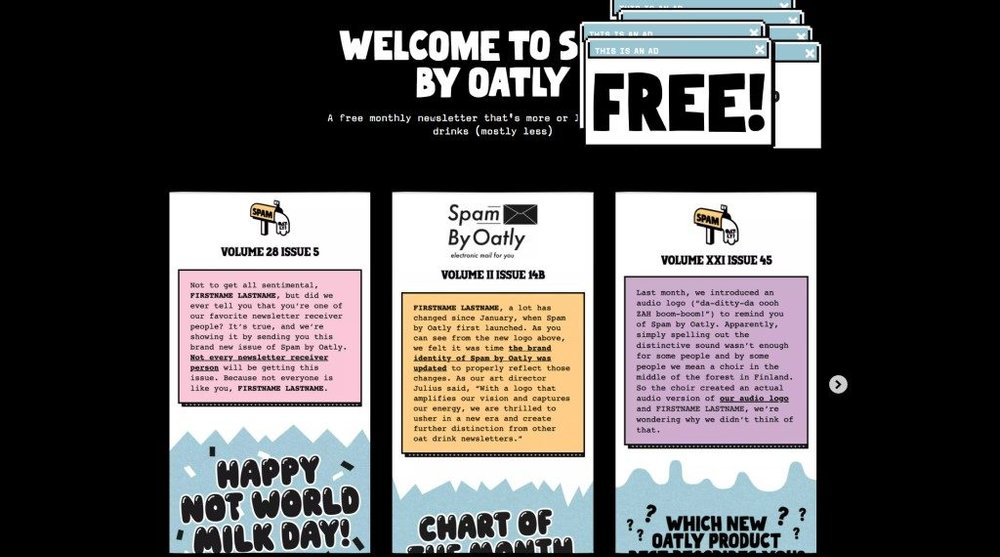 Body image for Why Oatly spammed the world into signing up for an oat-milk newsletter