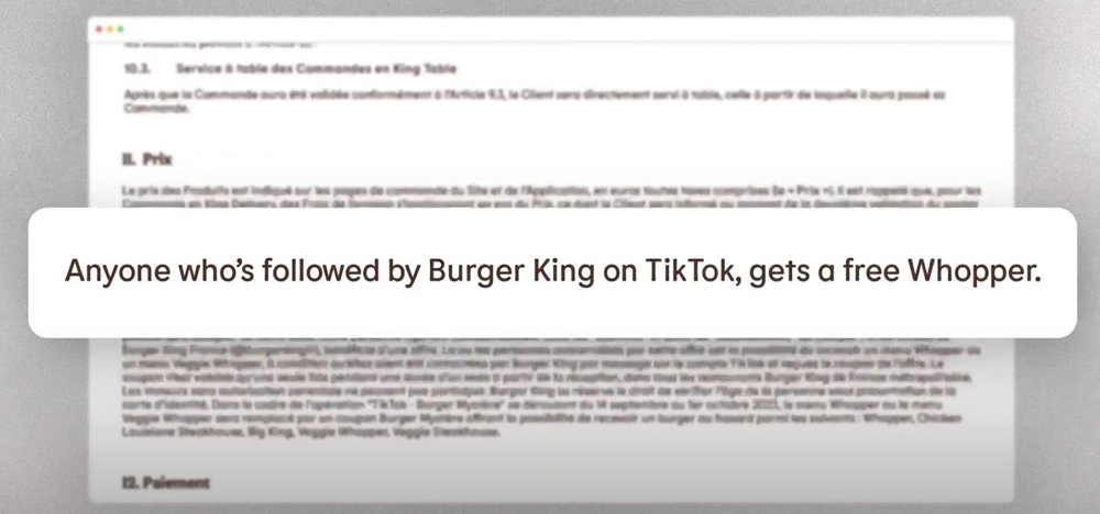 Body image for Burger King tempts TikTok-ers with free burgers through ‘legal loophole’