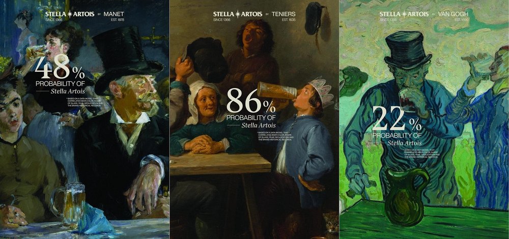 Body image for Stella Artois combines algorithms and art history to prove its provenance