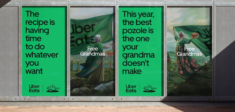 Body image for Uber Eats gives grandmas a break with Independence Day pozole campaign