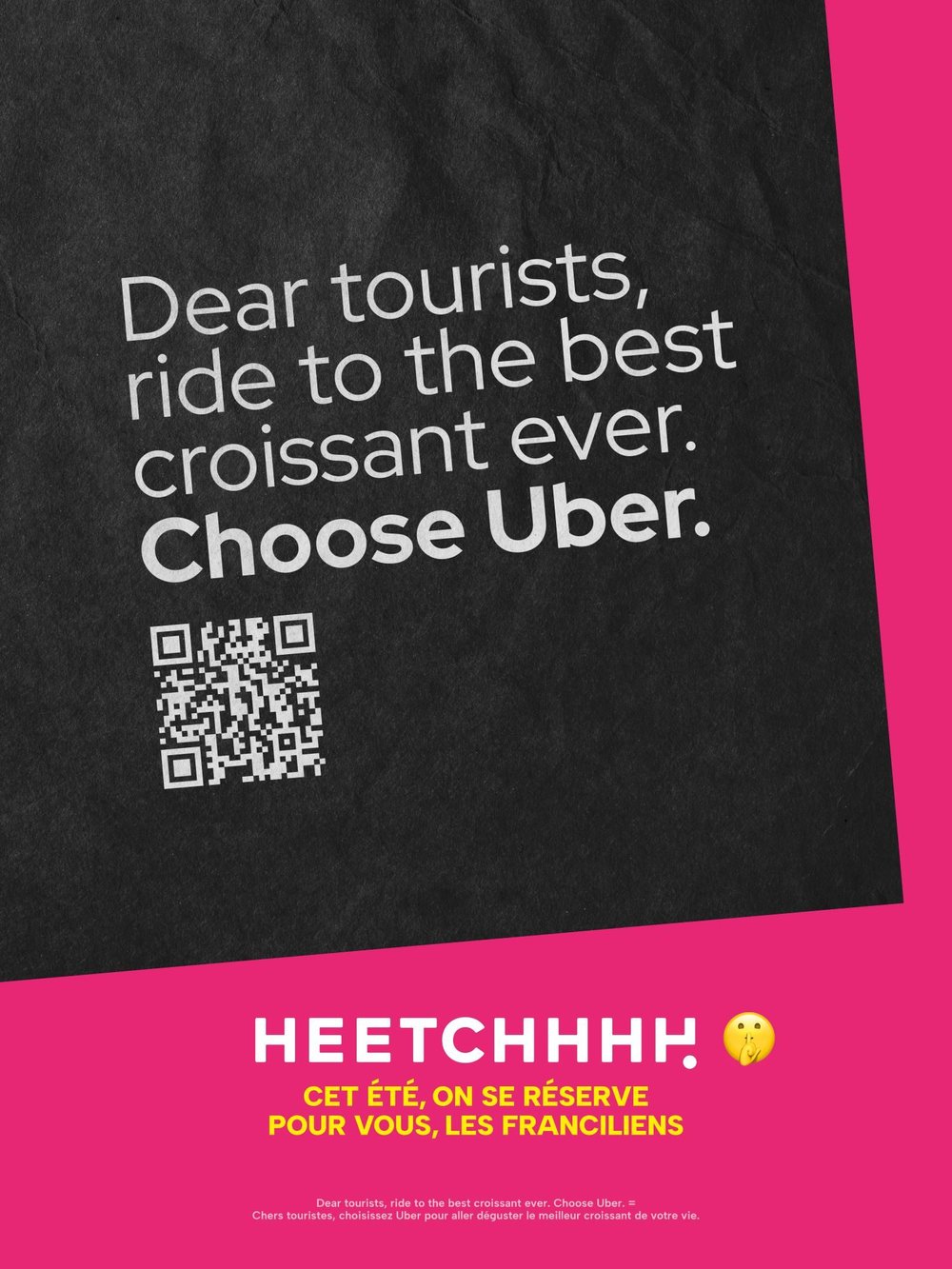 Body image for Taxi app Heetch tells tourists to take an Uber during Paris Olympics