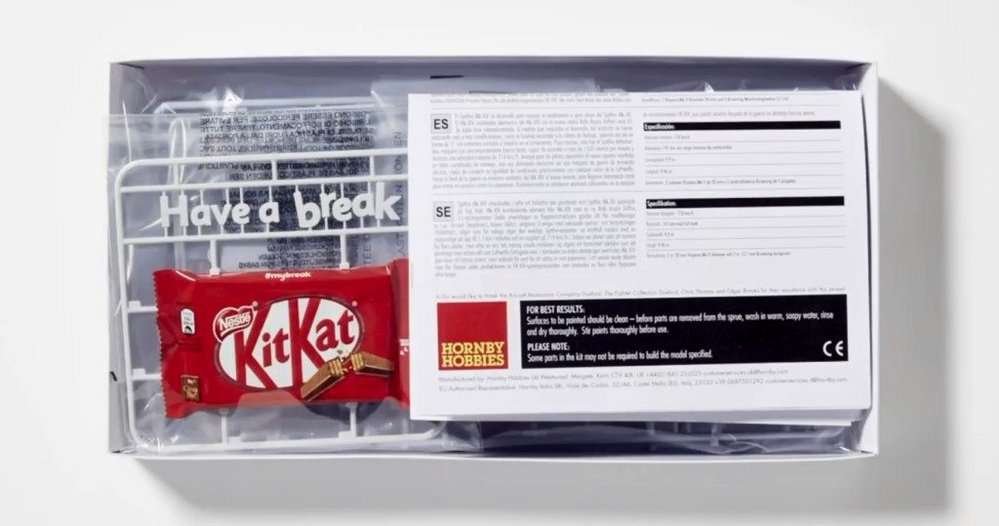 Body image for Kit Kat’s model ad campaign lands with Airfix fans