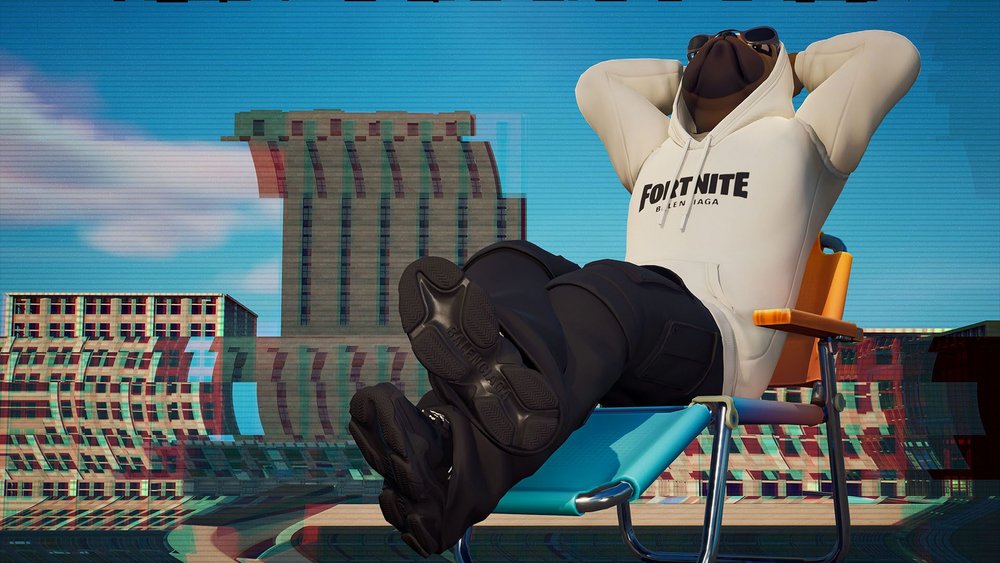 balenciaga fortnite ad