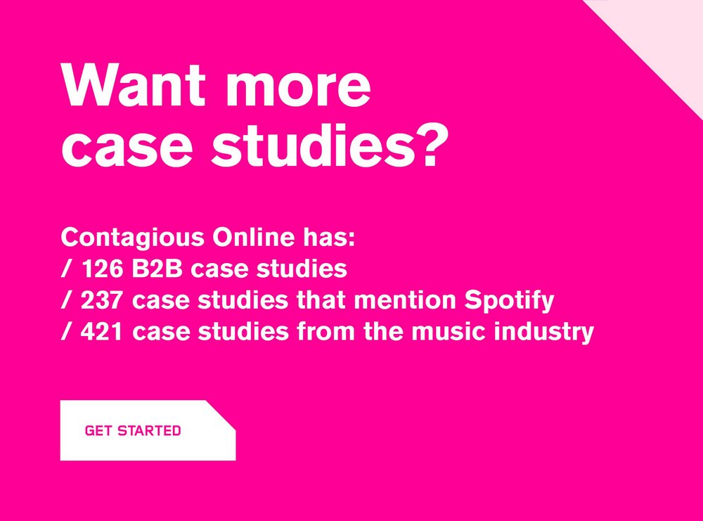 Body image for Spotify B2B campaign targets CMOs with personalised songs