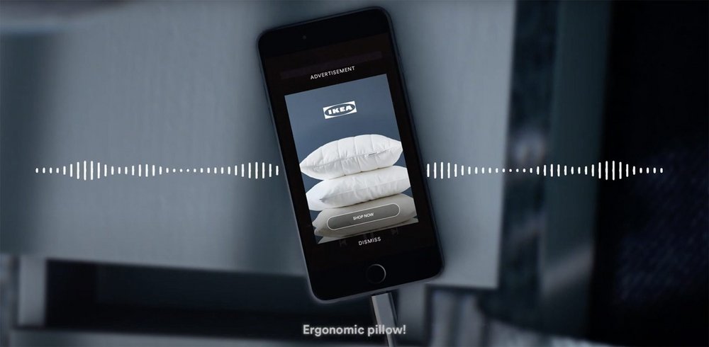 Body image for Ikea protects nap time with soporific Spotify ads