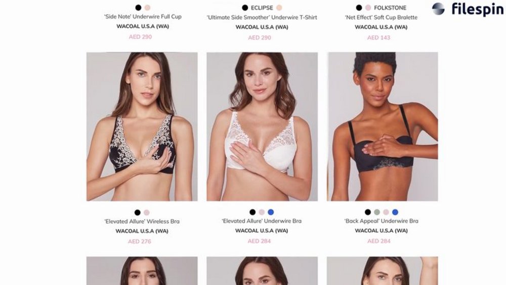 Body image for Lingerie retailer uses product shots to encourage cancer checks