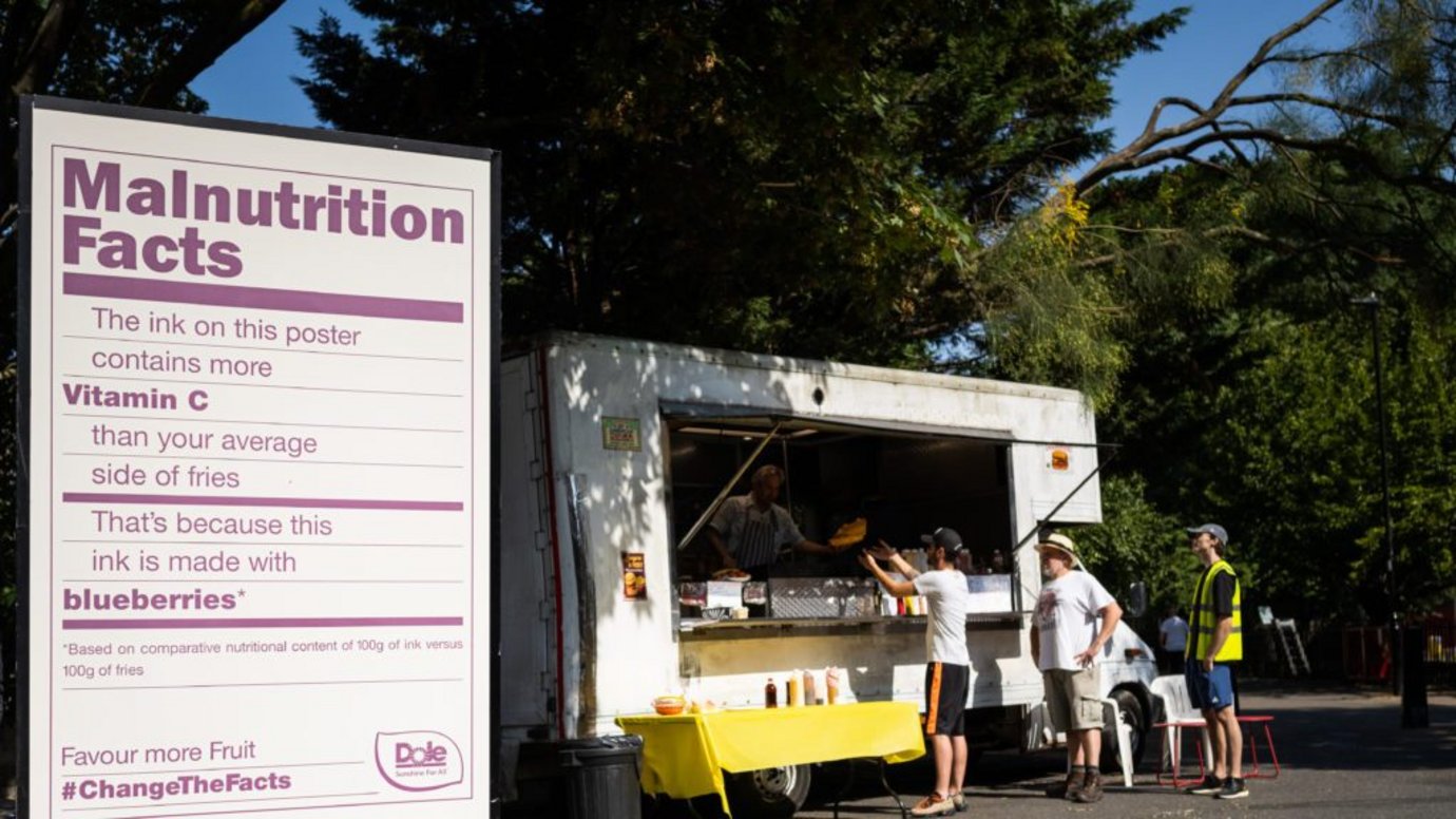 Campaign of the Week Dole, Nutritional Ink Contagious