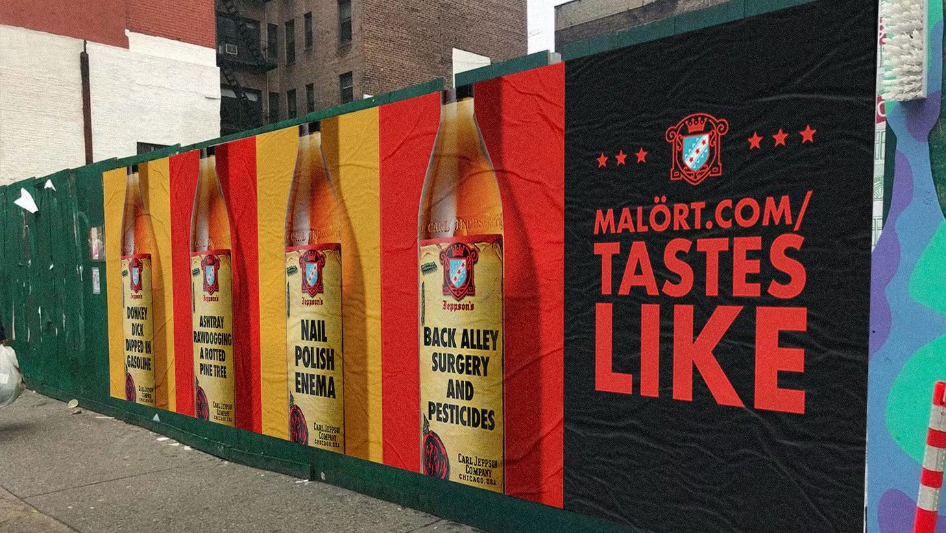 Header image for article Jeppson’s Malört makes disgust a strategy with social taste challenge
