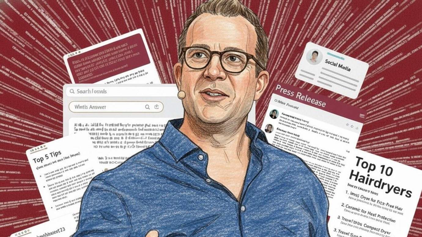 Header image for article Jonny Bentwood on mastering ‘first answer’ AI search 