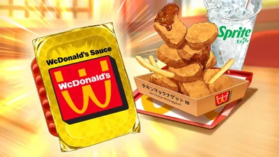 McDonald’s flipped its logo as a nod to its anime analogue