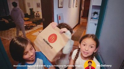 McDonald's captures candid customer reactions for OOH campaign