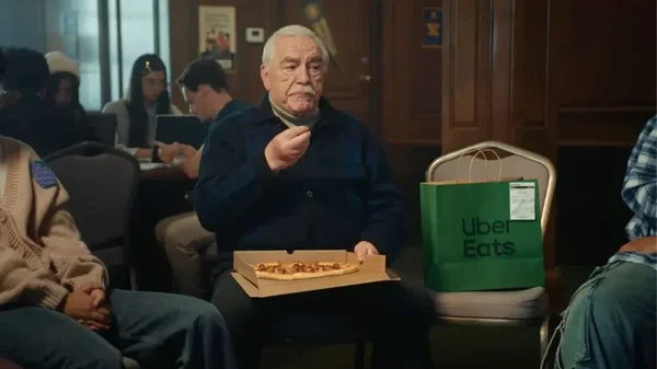 Food delivery app showcases student perks in humorous campaign starring Succession icon