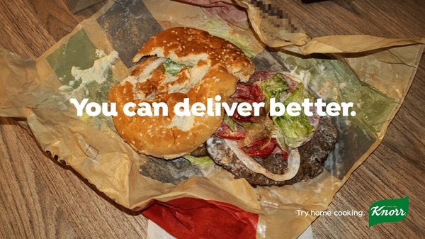 Knorr campaign highlights takeaway disasters