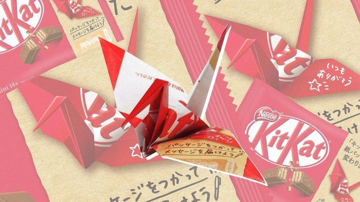 KitKat Japan replaces plastic wrapper with rain-proof paper